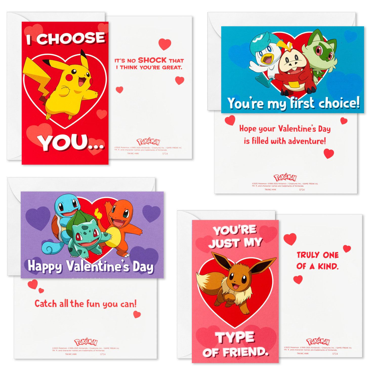 Pok&eacute;mon Full of Adventure Kids Classroom Valentines Set With Cards and Light-Up Mailbox With Sound, , large image number 2