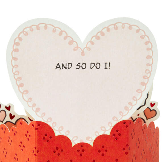 Peanuts® Snoopy and Woodstock Hearts 3D Pop-Up Valentine's Day Card, , large image number 3