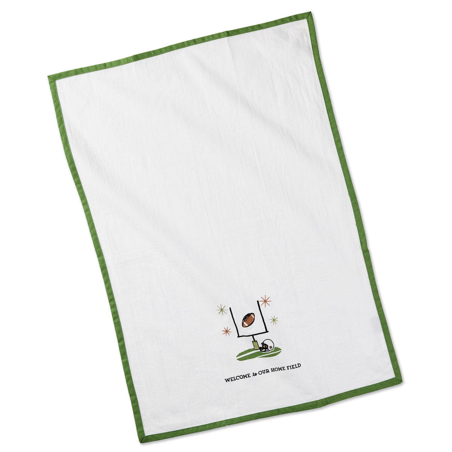 Welcome to Our Home Field Tea Towel front flat image number 3
