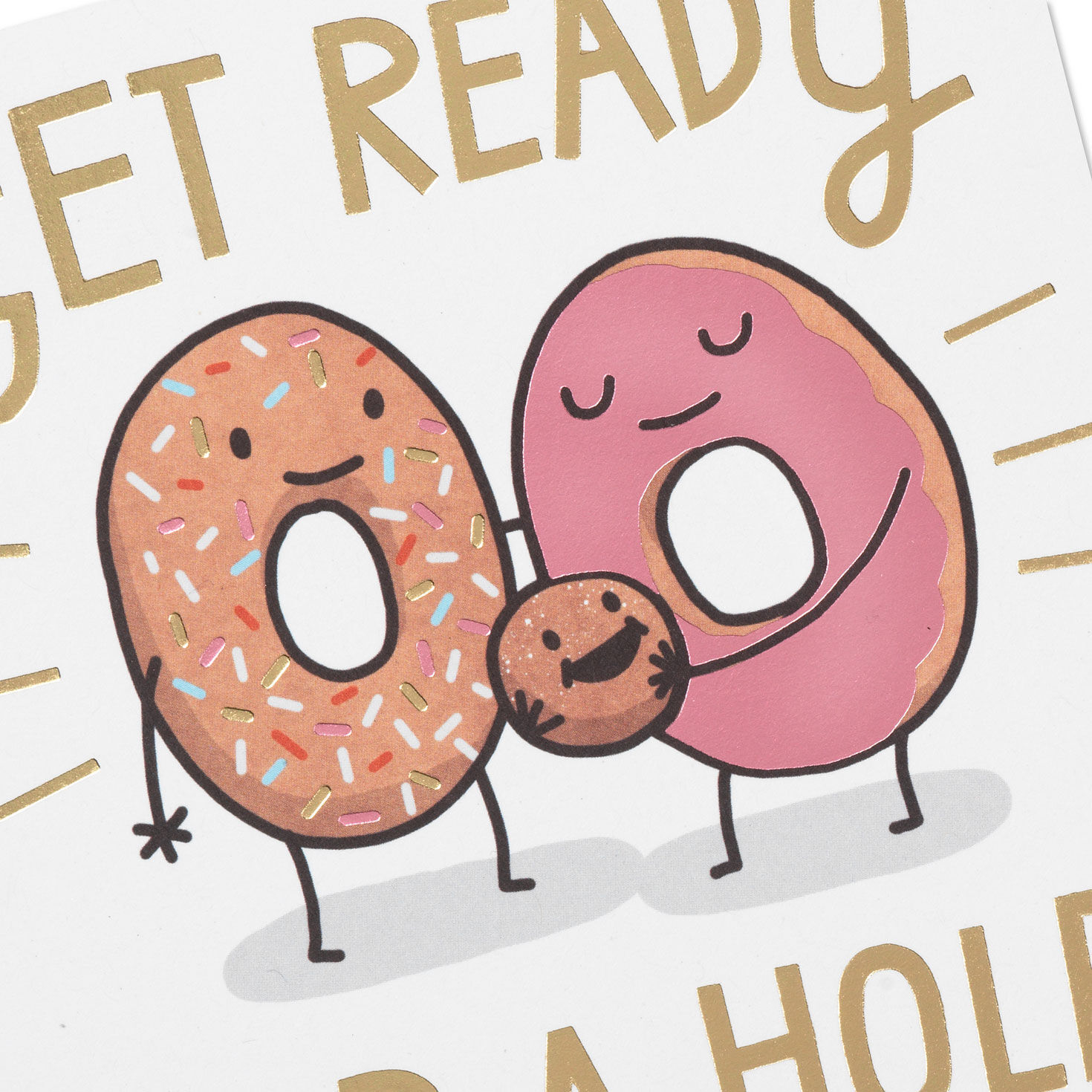 A "Hole" Lotta Cute Funny New Baby Card, , large image number 4