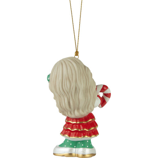 Precious Moments Sweet Christmas Wishes Girl 2023 Ornament, 3.4", 