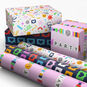 Beads and Hearts Wrapping Paper Roll 3-Pack  image number 2