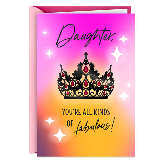 Your Black Girl Magic Shines So Bright Birthday Card for Daughter