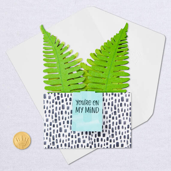 Fern Rooting for You 3D Pop-Up Thinking of You Card, , large image number 5