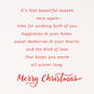 Snowy Cabin Son and Daughter-in-Law Christmas Card Sentiment image number 2