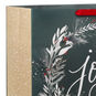 Joy Wreath on Green Extra-Deep Christmas Gift Bag Handle Detail image number 4