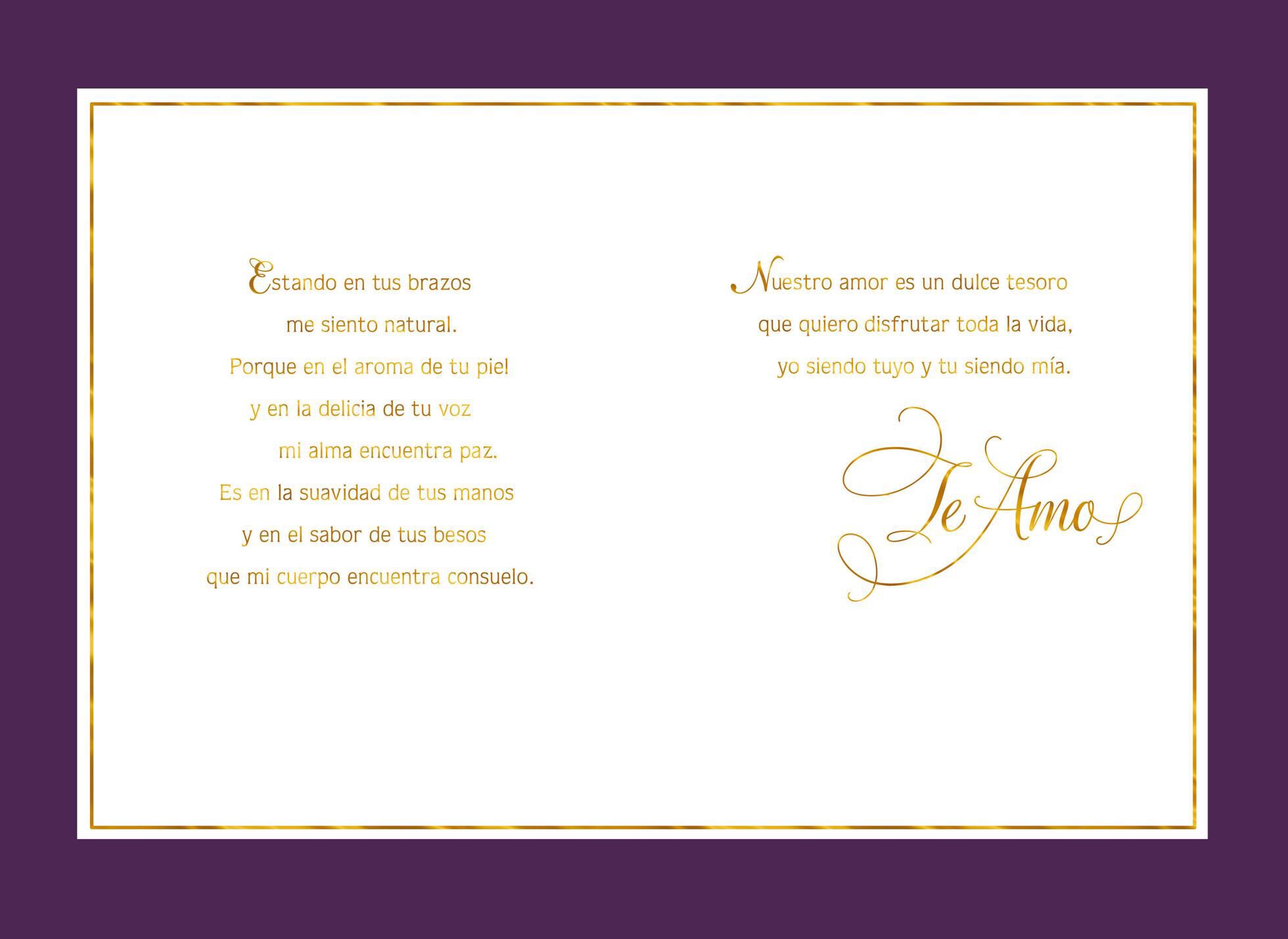 Sweet Treasure Spanish-Language Love Card