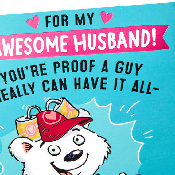 From Your Amazing Wife Funny Pop Up Valentine's Day Card for Husband, , large image number 8