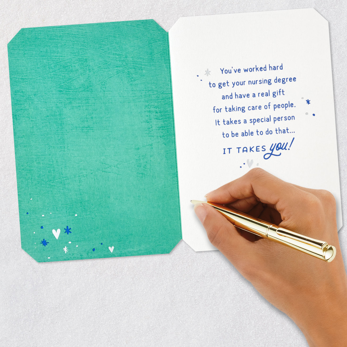 Nurses Make a Difference Nursing School Graduation Card, , large image number 6