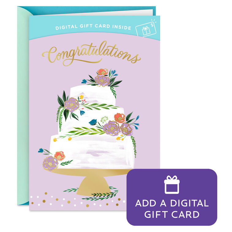 A Lifetime of Dreams Come True Gift Card Greeting Wedding Card