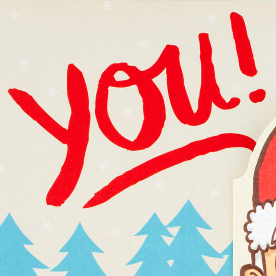 Favorite Charity Santa Funny Pop-Up Money Holder Christmas Card, , large image number 2