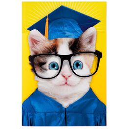 Excited Cat Musical Graduation Card, Excited Cat Musical Graduation Card, , large