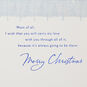 Snowy Trees in Moonlight Daughter Christmas Card Sentiment image number 3