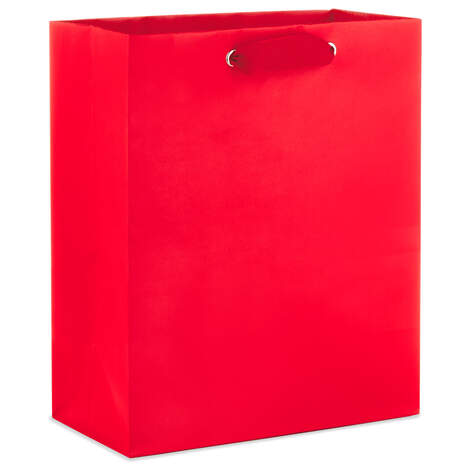 Coral Medium Gift Bag, 9.6", , large