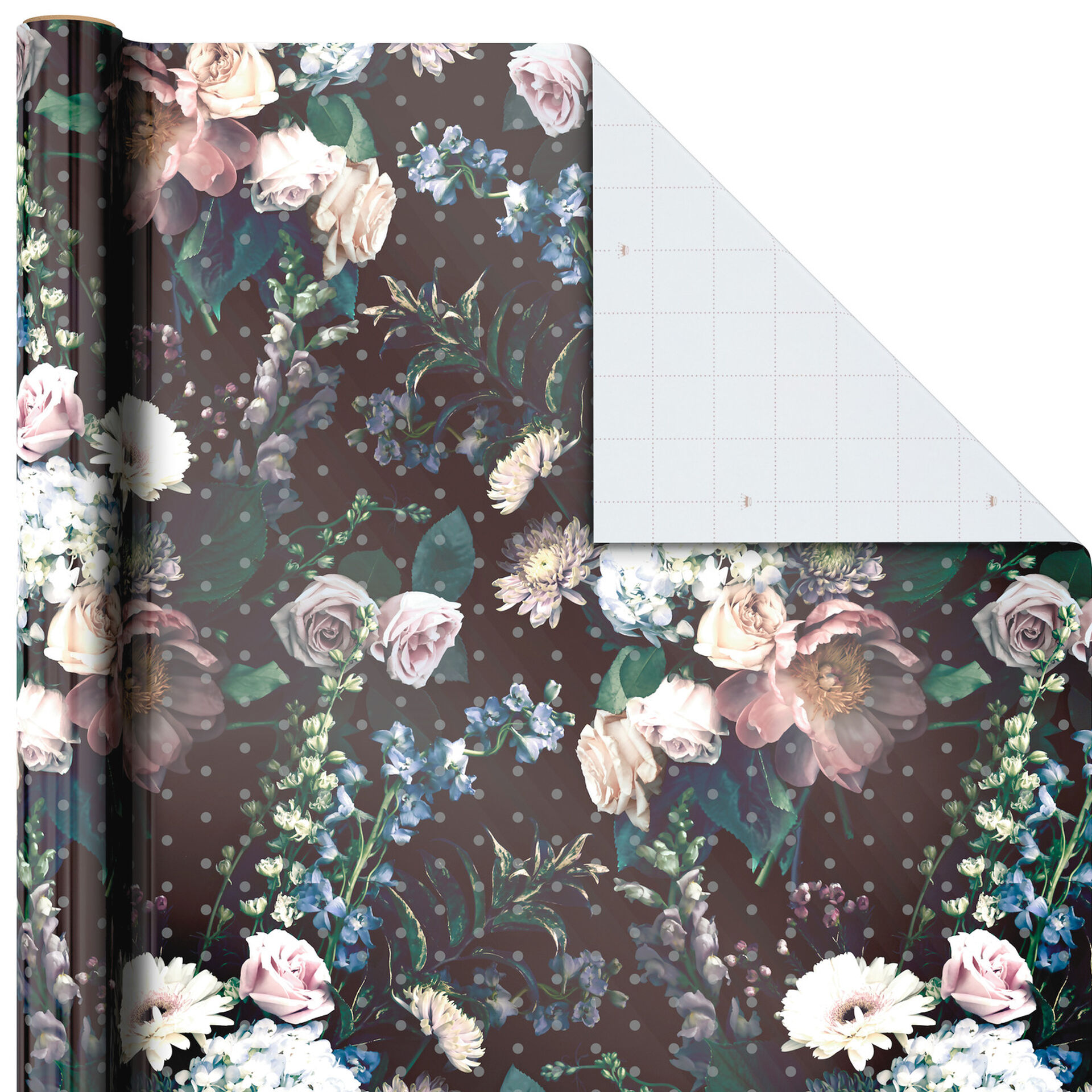 Shadowed Floral Wrapping Paper, 27 sq. ft. Wrapping Paper Hallmark