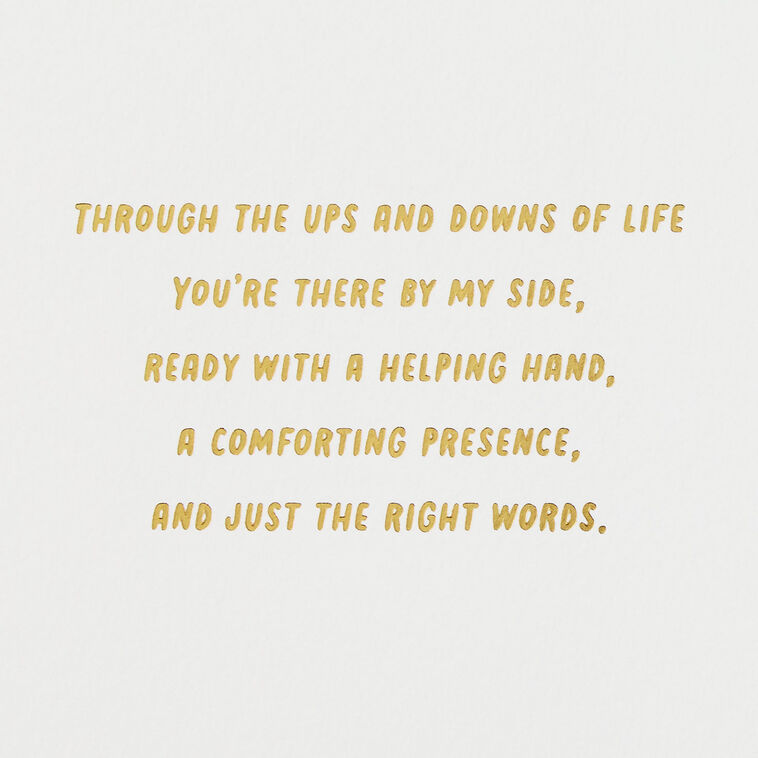 Red and Gold Lettering Friend Christmas Card Sentiment image number 2