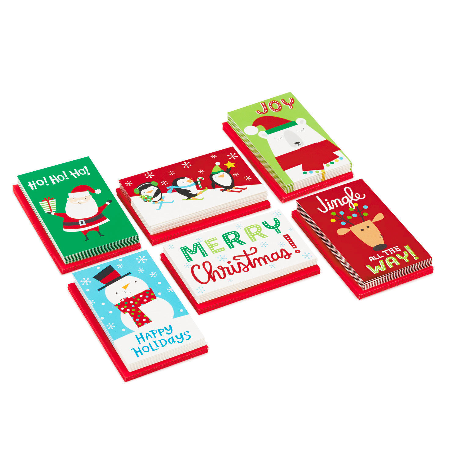 Details about   10 Boxed Merry Christmas Cards with Envelopes Xmas Crackups A1250 