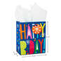 6.5" Happy B-Day Small Gift Bag With Tissue Paper, , large image number 3