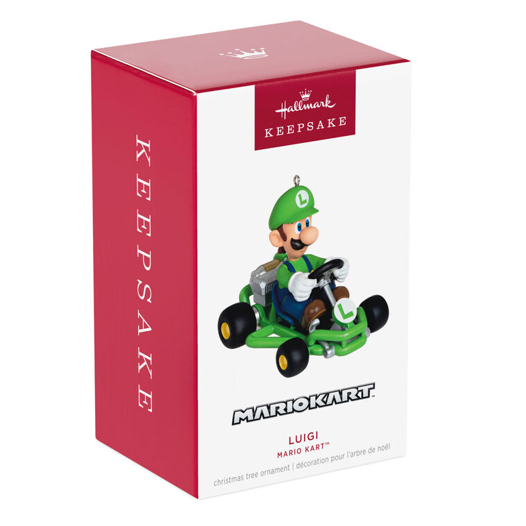 Mario Kart Luigi Keepsake Ornament package front image number 7