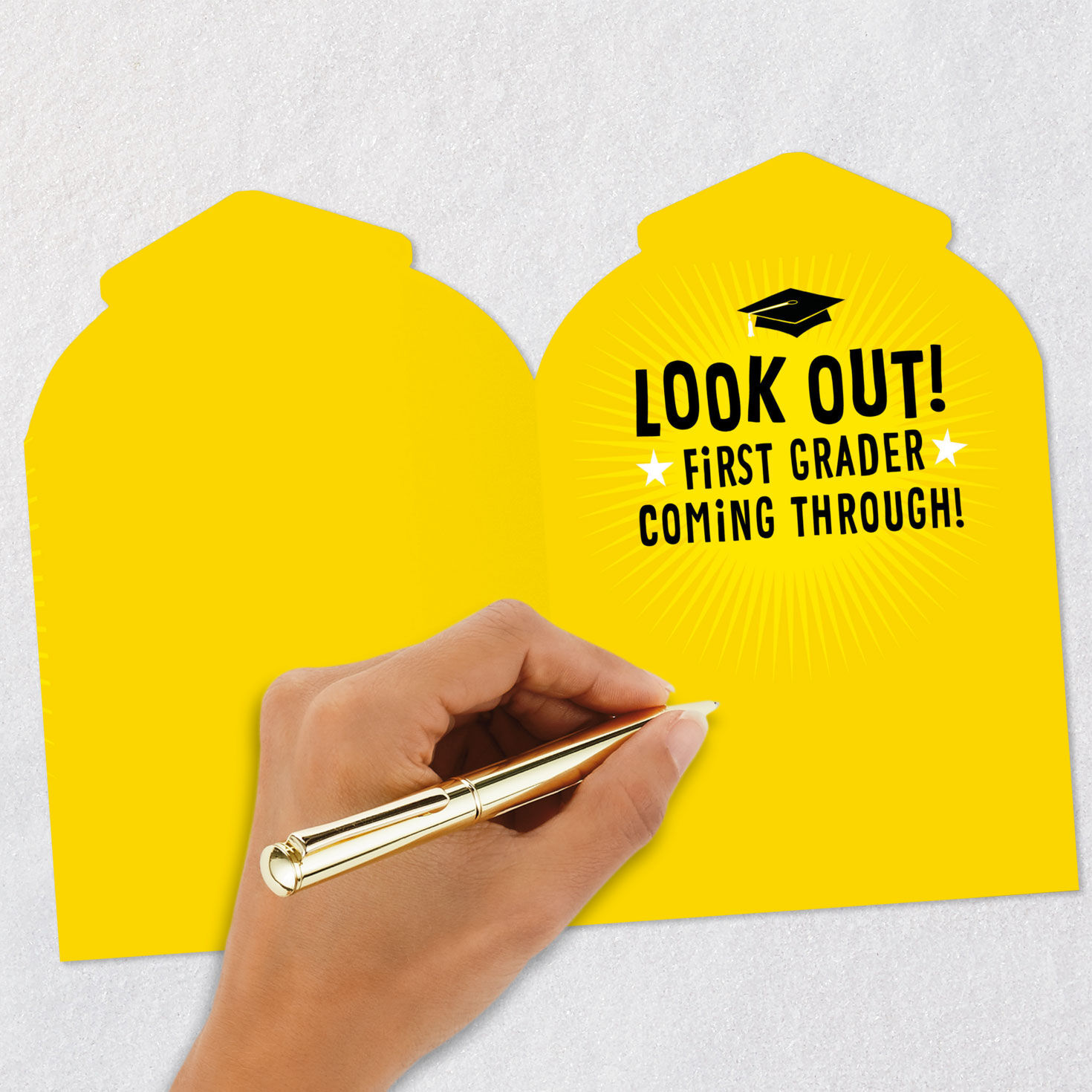 First Grader Coming Through Kindergarten Graduation Card - Greeting Cards | Hallmark for Kindergarten Graduation Cards Free Printable