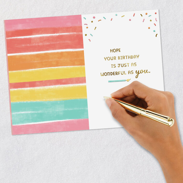 Cake Slice Happy and Bright Birthday Card for Granddaughter, , large image number 6