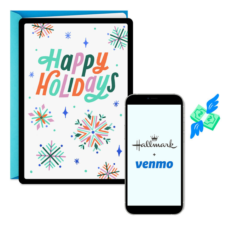 Twinkling Joys and Magical Moments Venmo Holiday Card