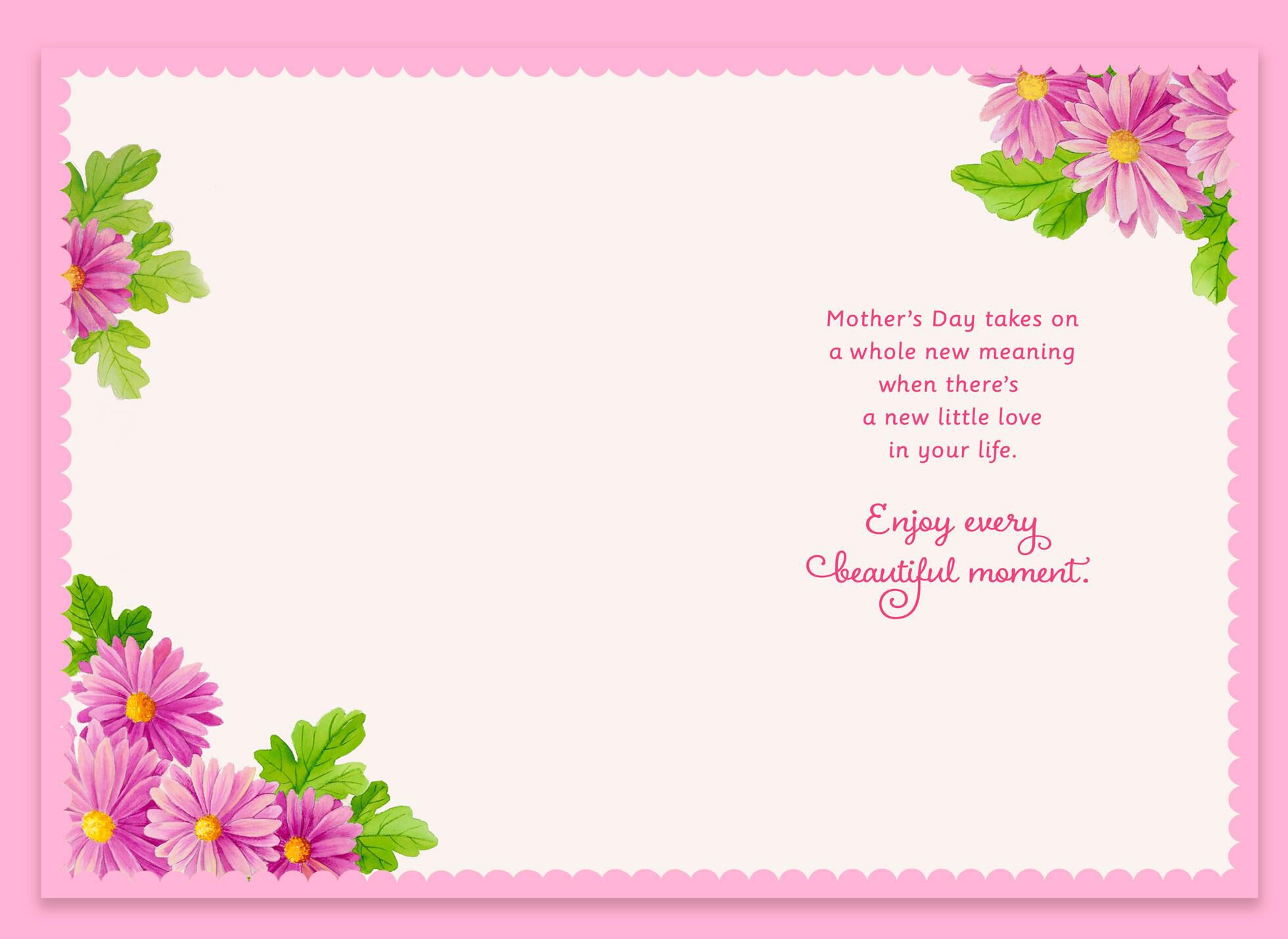 Enjoy Every Moment Mother's Day Card for New Grandma