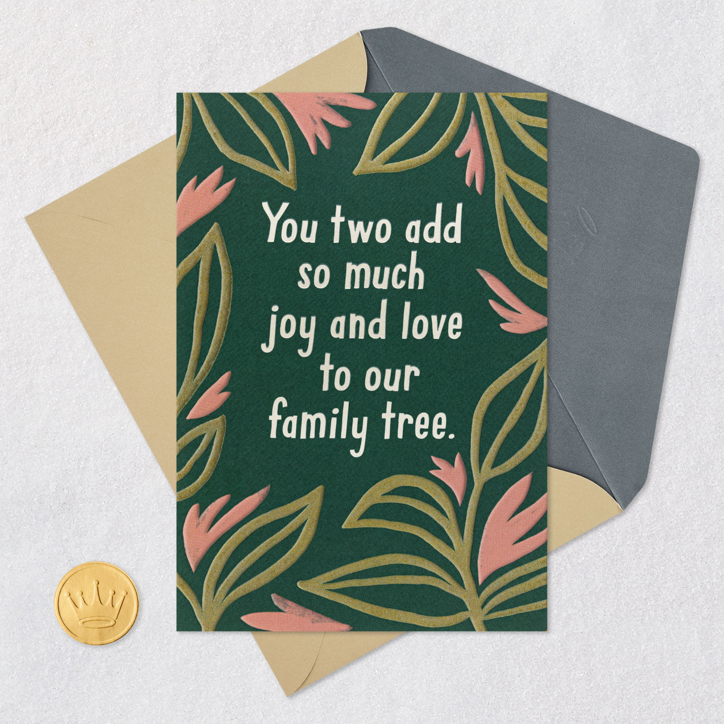You Add Joy and Love to Our Family Tree Anniversary Card, , large image number 5
