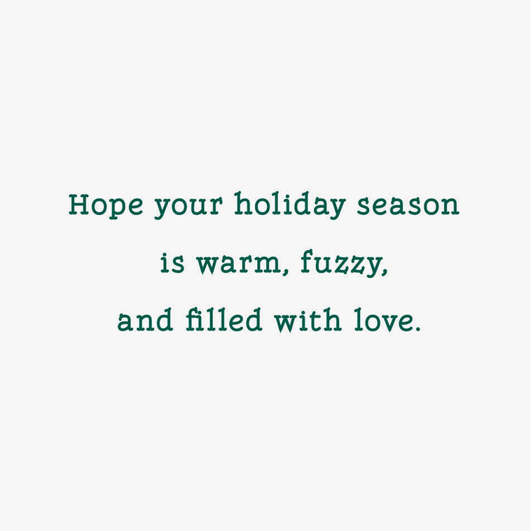 Cat Curled Up in Chair Christmas Card Sentiment image number 2