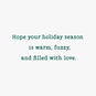 Cat Curled Up in Chair Christmas Card Sentiment image number 2
