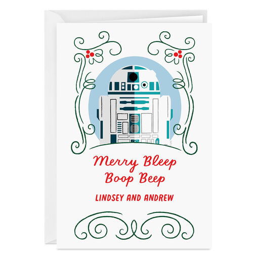 Personalized Star Wars™ R2-D2™​​ Christmas Card, 