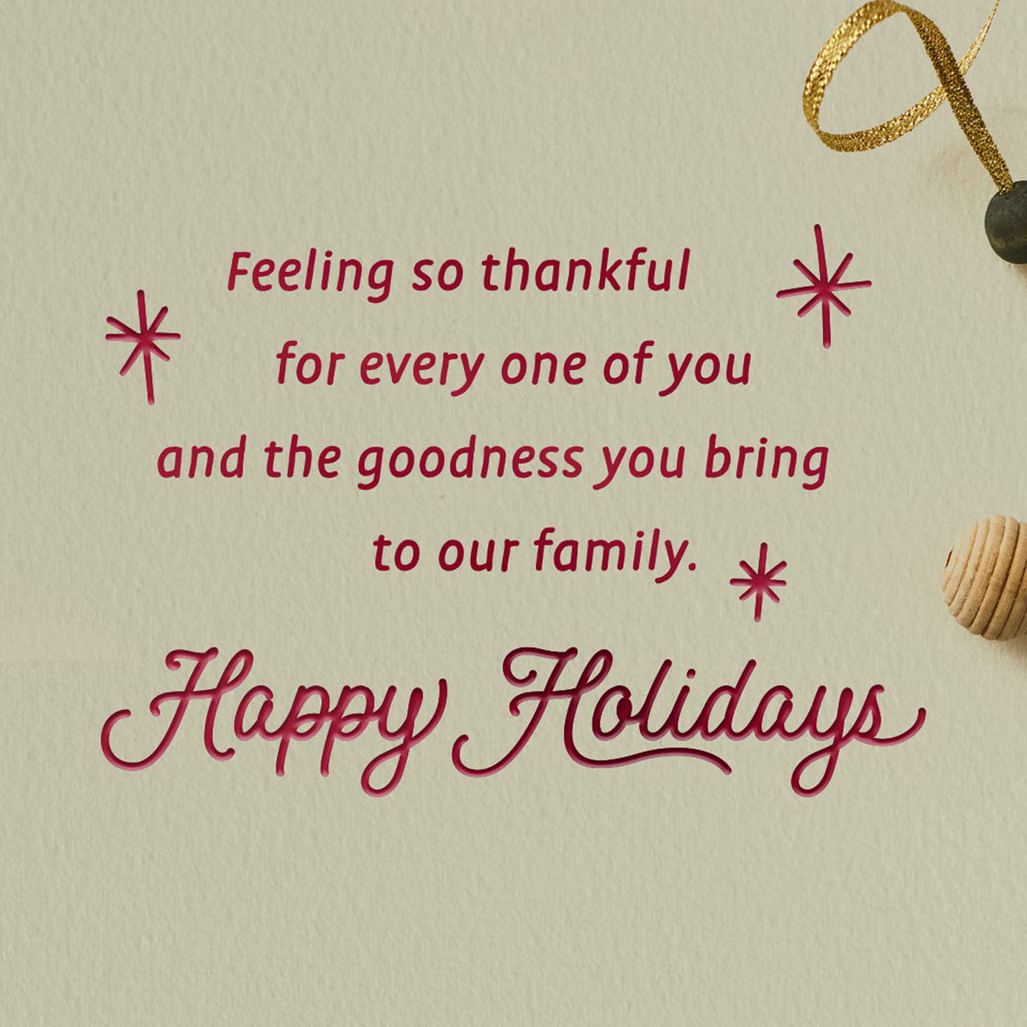 Stockings Holiday Card for Brother and Family Sentiment image number 2