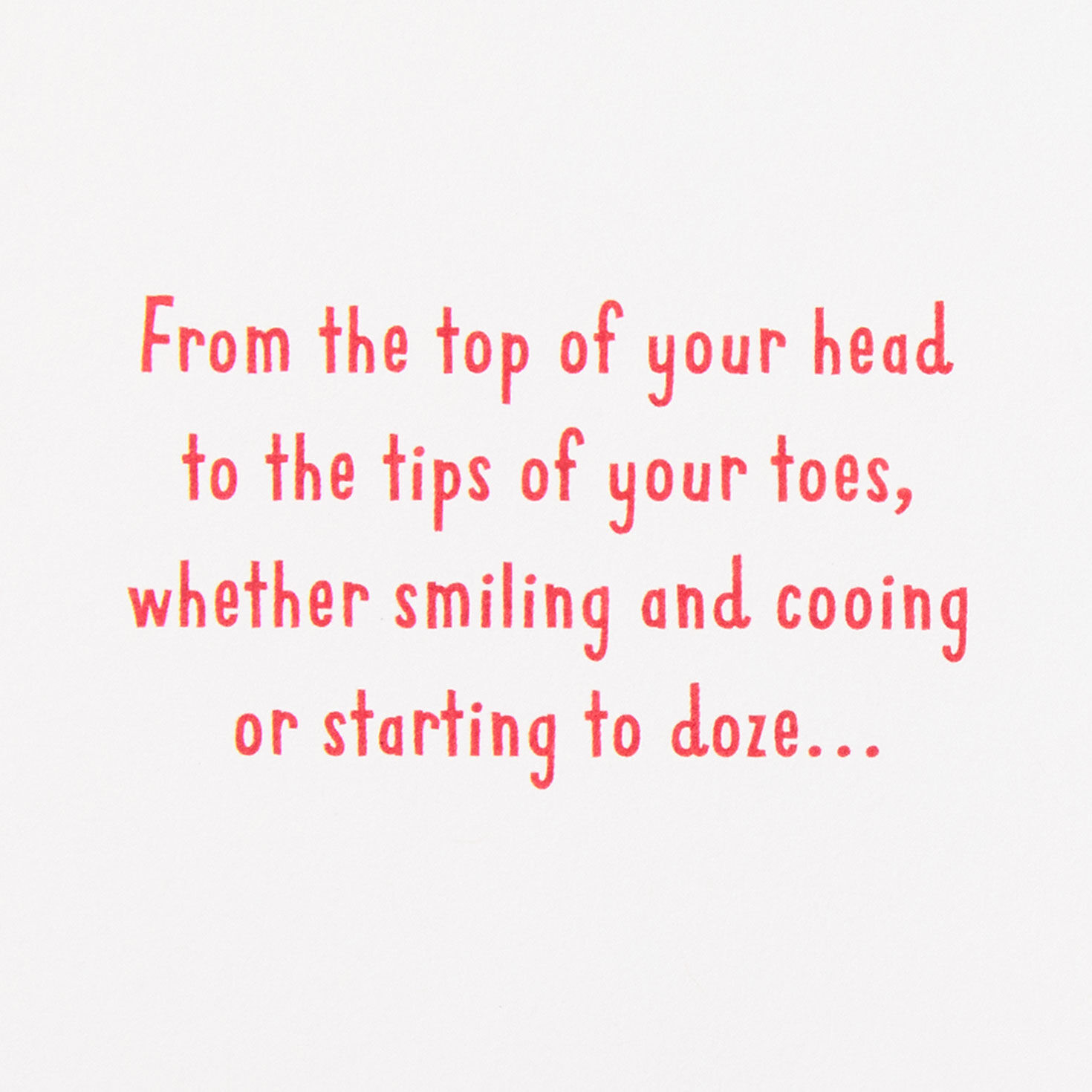 Merry Snowman Babys 1st Christmas Card Sentiment image number 2