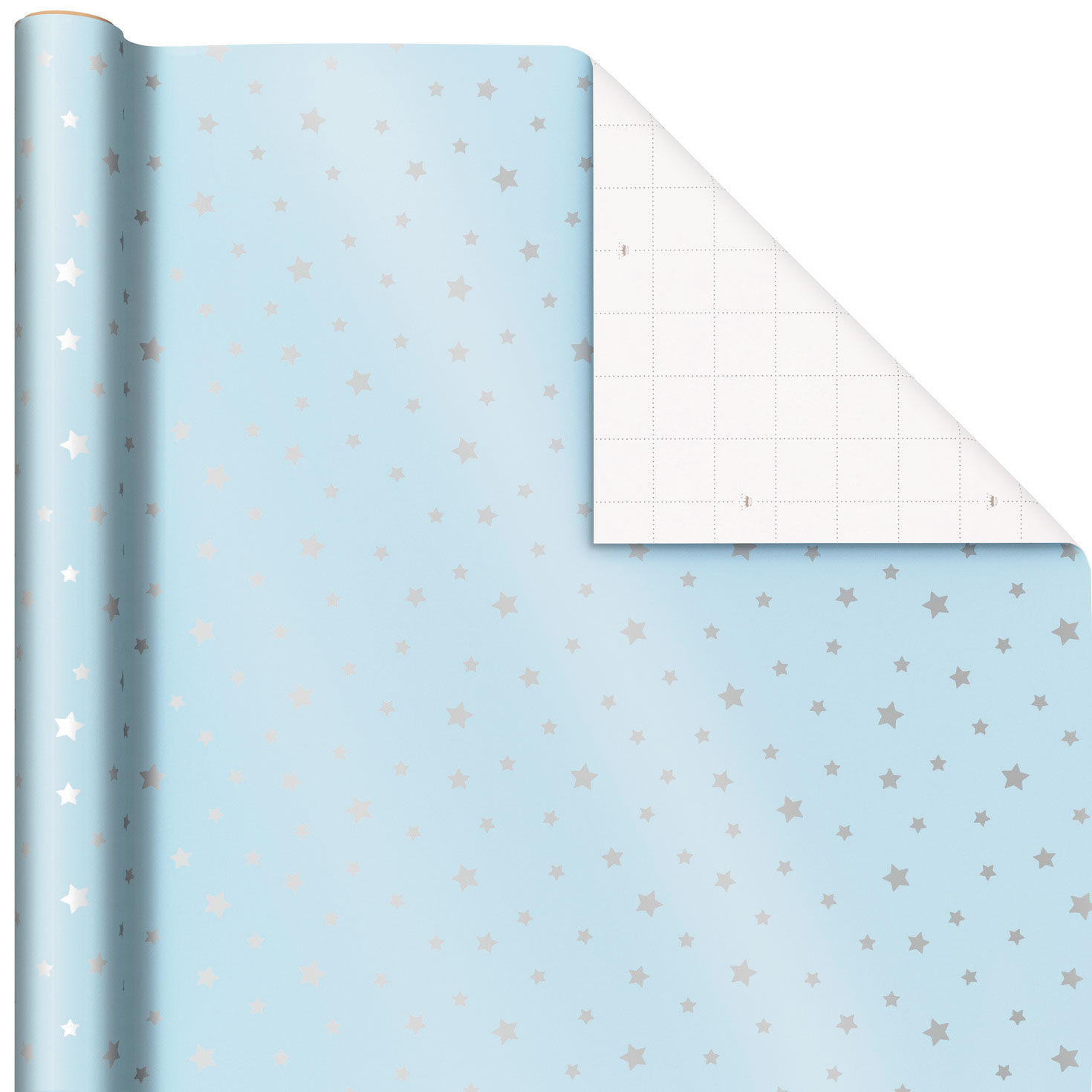 Silver and Pastels 3Pack Wrapping Paper, 105 sq. ft. total Wrapping