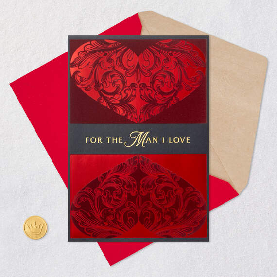 You Mean the World to Me Valentine's Day Card for Him, , large image number 6