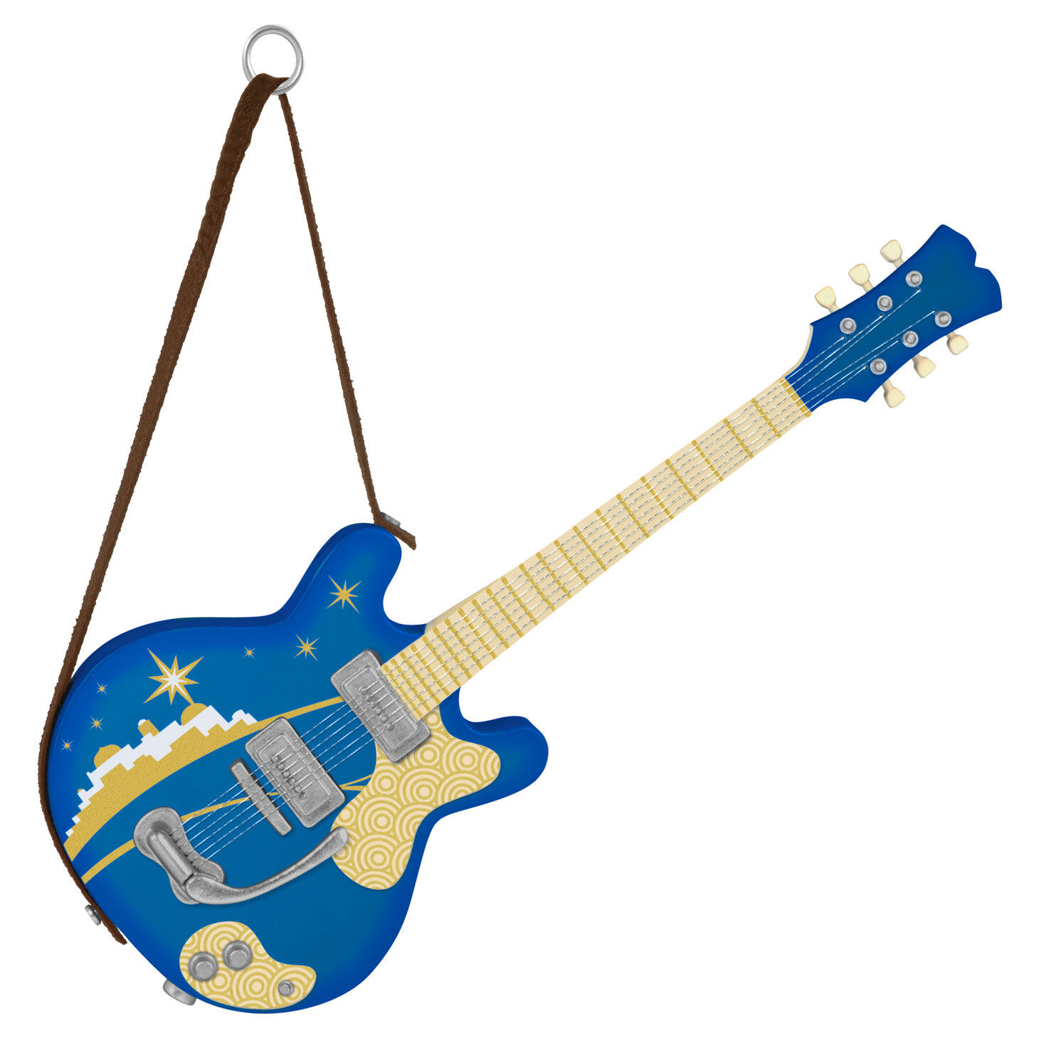 Go Tell It On the Mountain Guitar Musical Ornament