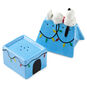Snoopy on Blue Doghouse Salt and Pepper Shaker Set front separate pieces image number 3