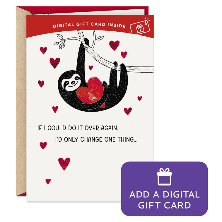 Wish I'd Met You Sooner Gift Card Greeting Romantic Valentine's Day Card