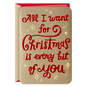 All I Want for Christmas Is You Romantic Christmas Card, , large image number 1