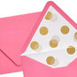 Bright Pink With Gold Dots Envelopes Pack envelope flap open image number 3