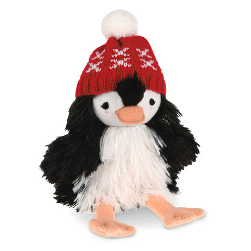 Mini MopTops Fluffy Penguin Holiday Plush, 8.5", 