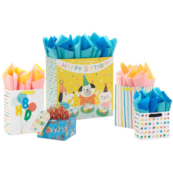 Party Animals Gift Wrap Collection
