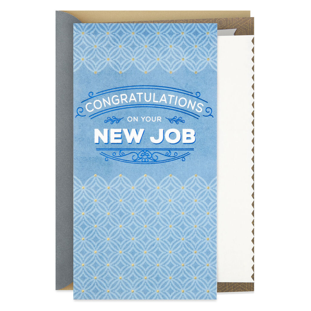 You Deserve It New Job Congratulations Card Greeting Cards