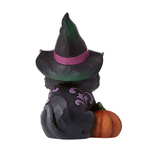 Jim Shore Black Cat Mini Figurine, 3.93", 