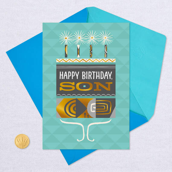 You Are Loved and Celebrated Birthday Card for Son, , large image number 5