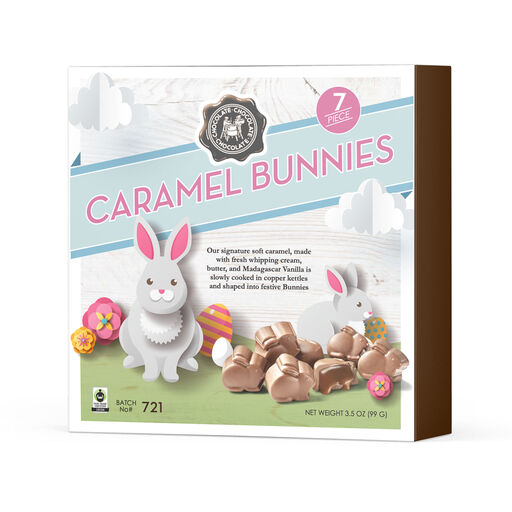 Bissinger's Chocolates 7-Piece Caramel Bunnies, 3.5 oz., 