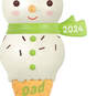 Dad Snowman Ice Cream Cone 2024 Ornament, , large image number 5