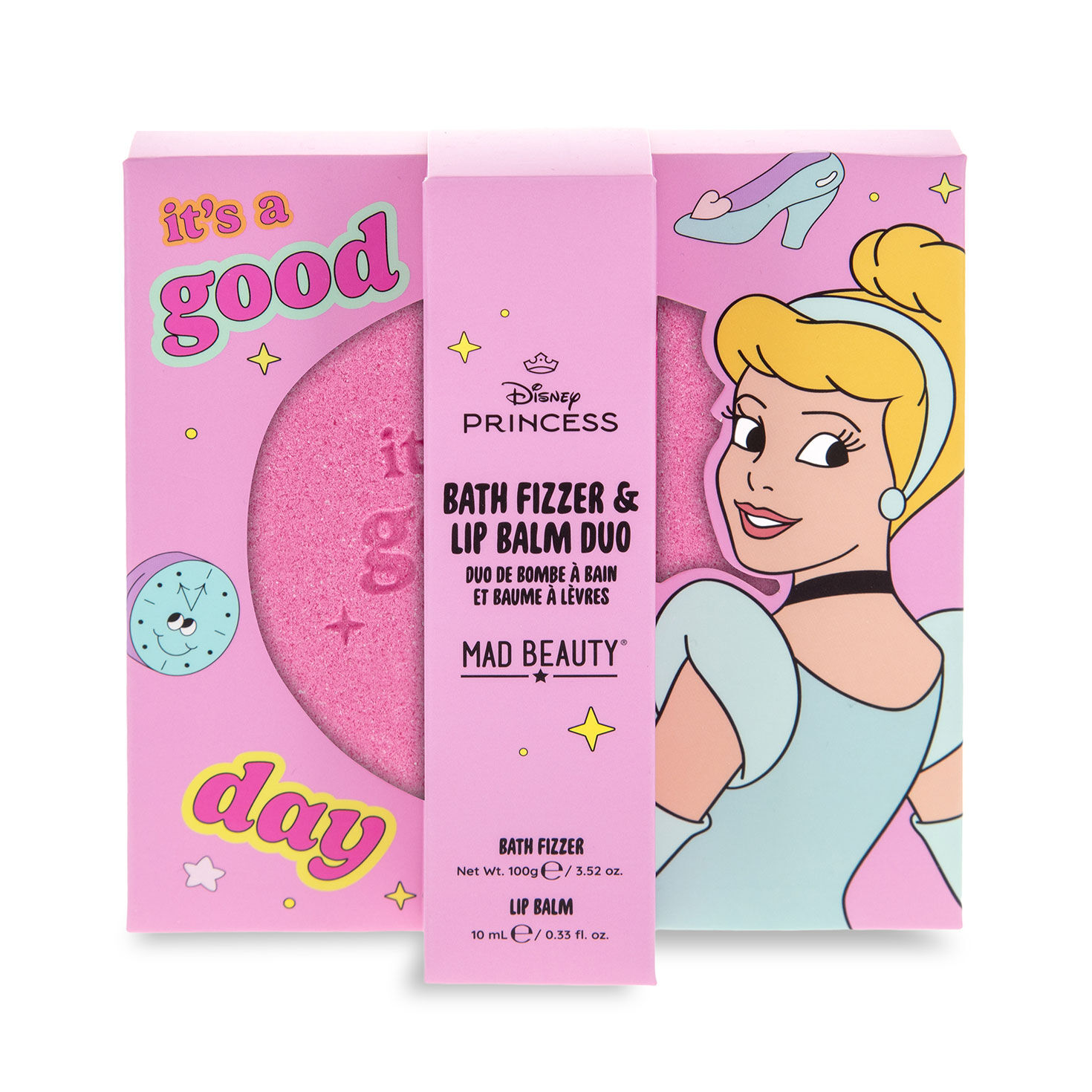 Disney Cinderella Bath Fizzer and Lip Balm  image number 2