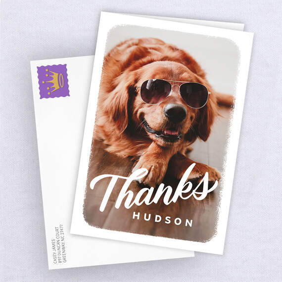 Personalized Full Photo Thank-You Card, , large image number 4