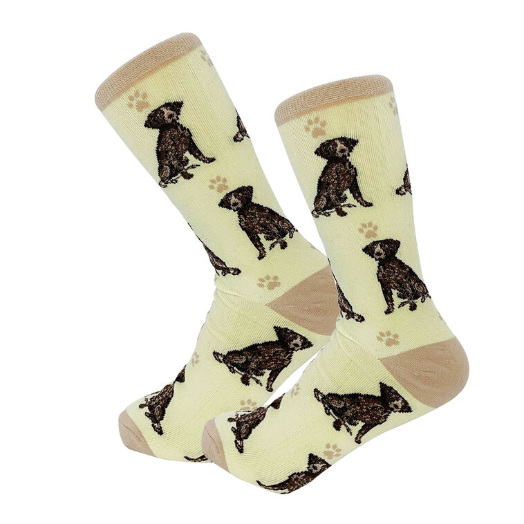 E&S Pets German Shorthaired Pointer Novelty Crew Socks